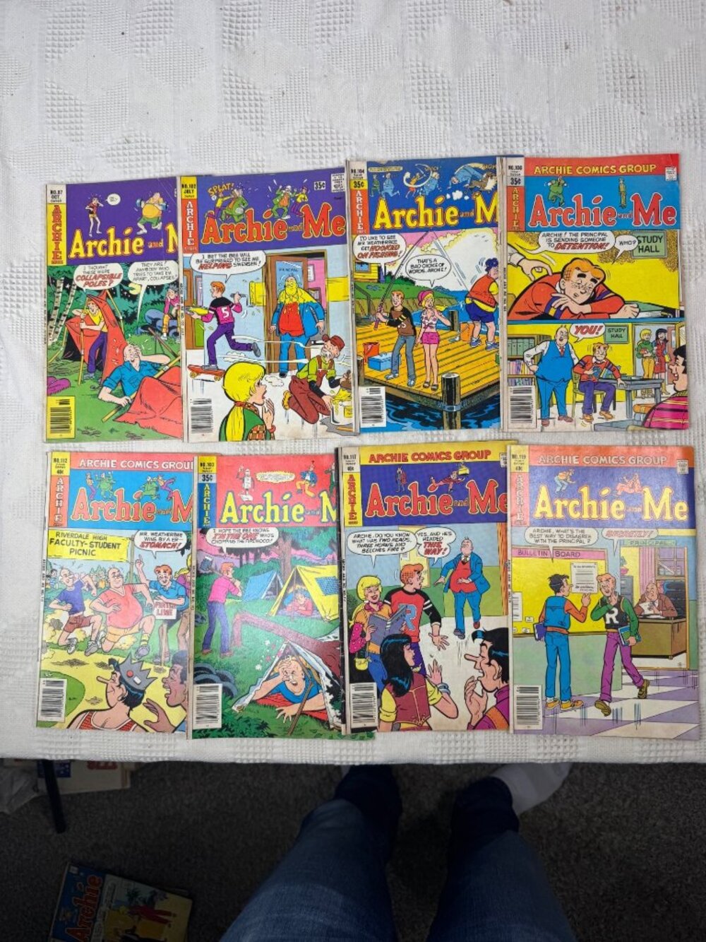 Vintage Archie And Me Comics Lot Of 8 Issues Humor & Adventure Archie Comics